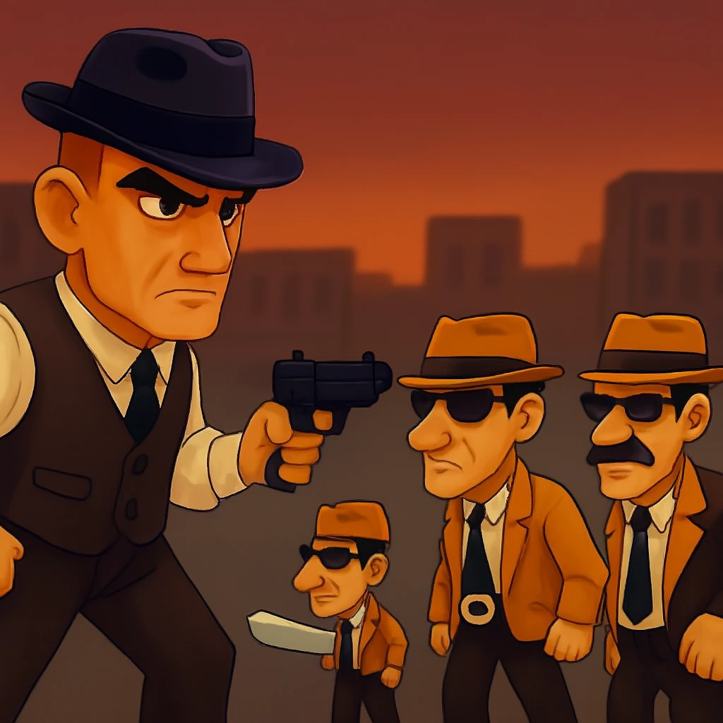 Carzy Gangster 2D Game