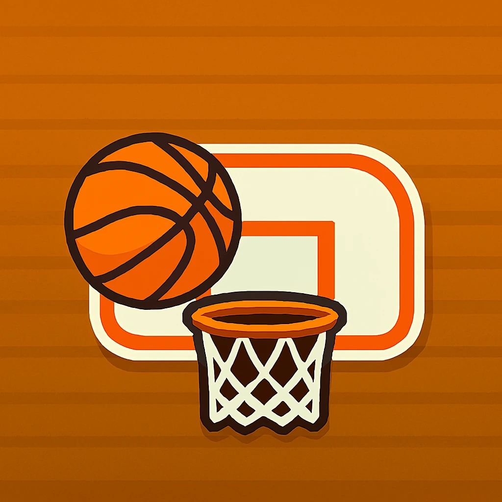 Arcade Basket Ball 2D Game